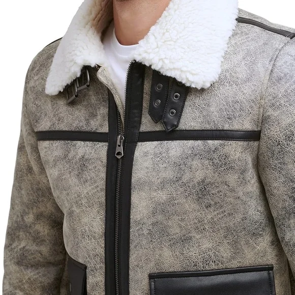 Levi’s Men's Shearling Aviator Jacket - Picture 2 of 11